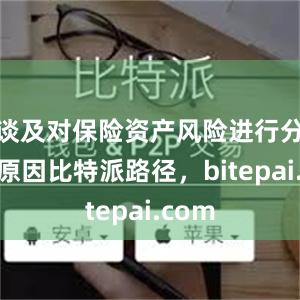 谈及对保险资产风险进行分类的原因比特派路径，bitepai.com