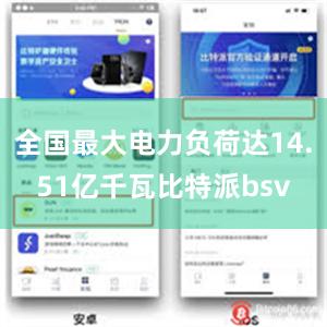 全国最大电力负荷达14.51亿千瓦比特派bsv